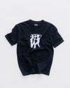 again.. figures black tee