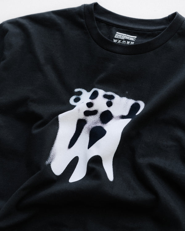 again.. figures black tee