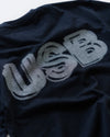 usb reflective black tee