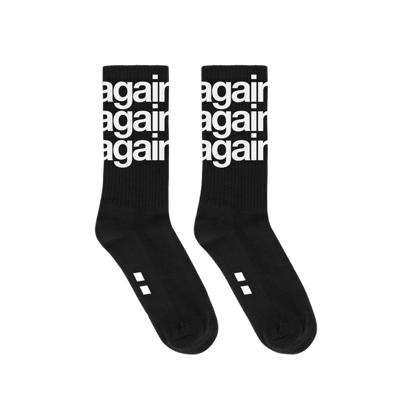 againagainagain.. black socks