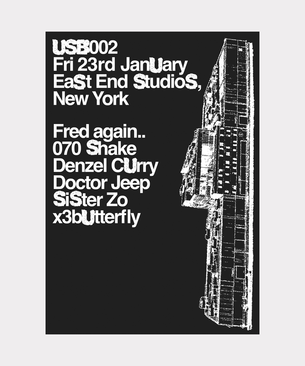 lineup posters – Fred again.. US